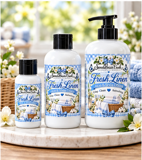 Fresh Linen Shea & Aloe Body Lotion