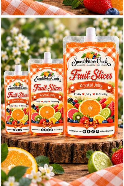 Fruit Slices Krystal Jelly Squeeze for wax warmers