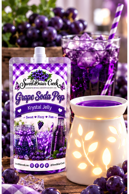 Grape Soda Pop Krystal Jelly Squeeze for wax warmers