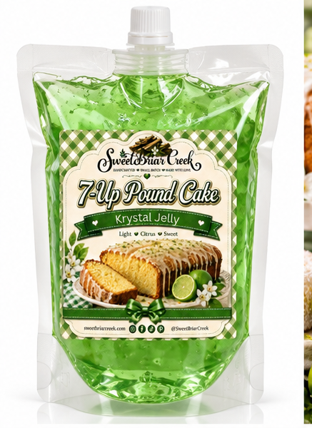7up Pound Cake Krystal Jelly Squeeze for wax warmers.