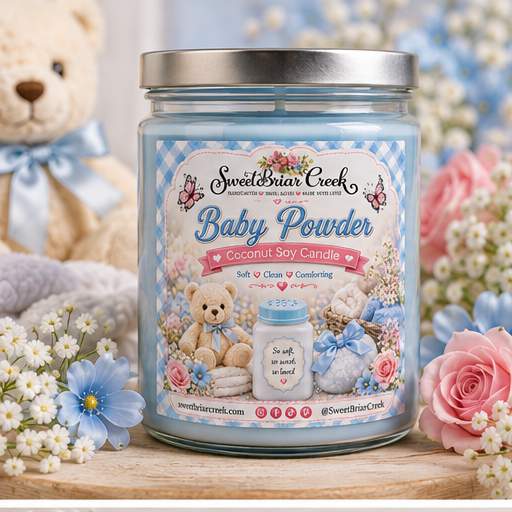 Baby Powder Coconut Soy Candle