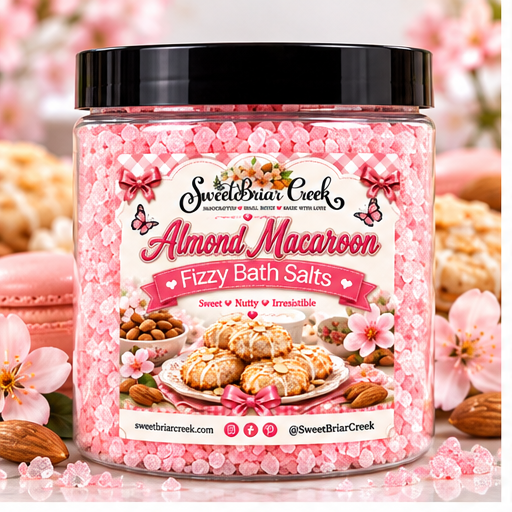 Almond Macaroon Fizzy Bath Salt Soak