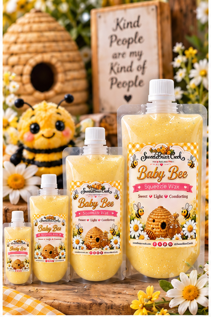 Baby Bee Squeezie Wax + Scoopable melts for Waxwarmer