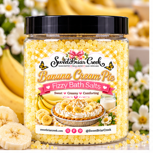 Banana Cream Pie Fizzy Bath Salt Soak