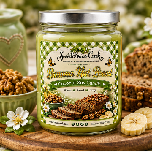 Banana Nut Bread Coconut Soy Candle