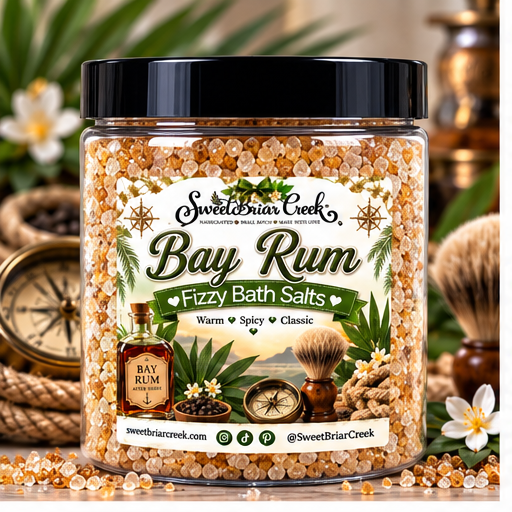 Bay Rum Fizzy Bath Salt Soak