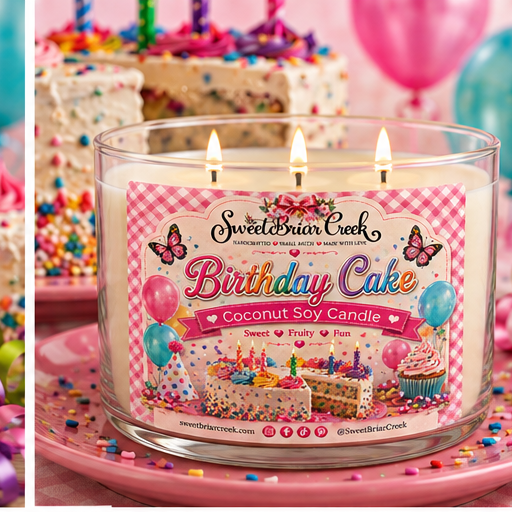 Birthday Cake Coconut Soy Candle