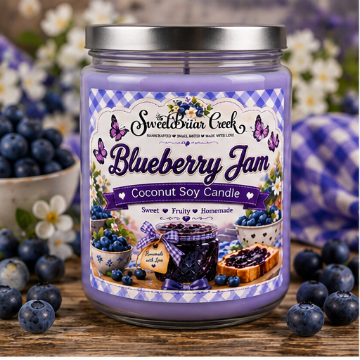 Blueberry Jam Coconut Soy Candle