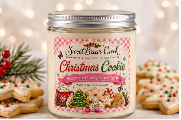 Christmas Cookie Coconut Soy Candle