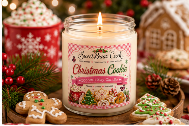 Christmas Cookie Coconut Soy Candle