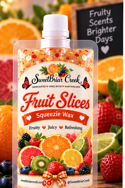 Fruit Slices  Squeezie Wax + Scoopable melts for Waxwarmer