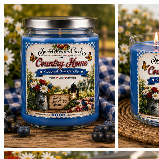 Country Home Coconut Soy Candle