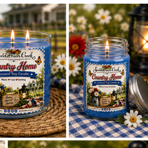 Country Home Coconut Soy Candle