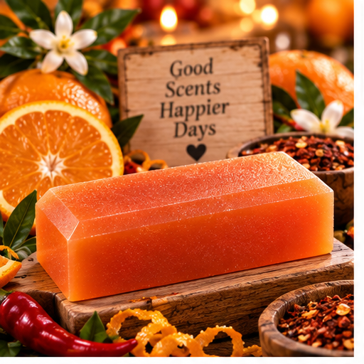 Sweet Orange Chili Coconut Milk Glycerin Soap