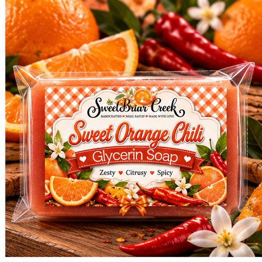 Sweet Orange Chili Coconut Milk Glycerin Soap