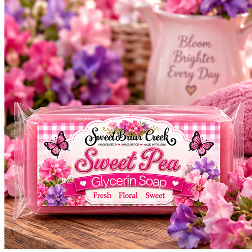 Sweet Pea Coconut Milk Glycerin Soap
