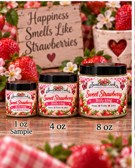 Sweet Strawberry Body Icing