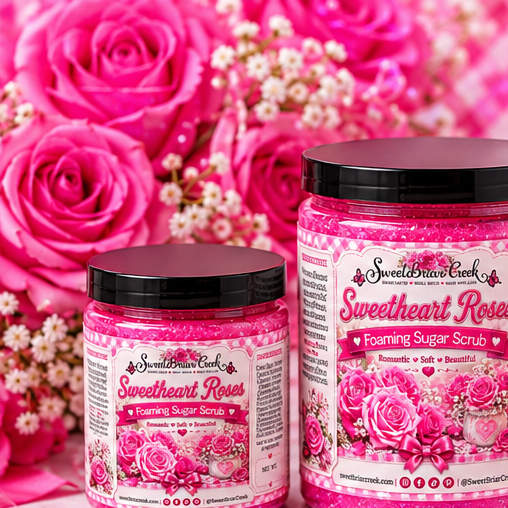 Sweetheart Roses Foaming Sugar Scrub