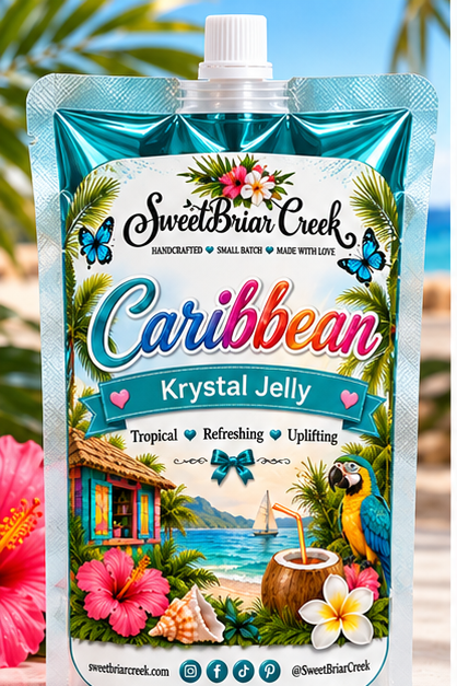 Caribbean Krystal Jelly Squeeze for wax warmers.