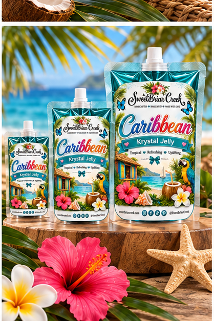 Caribbean Krystal Jelly Squeeze for wax warmers.