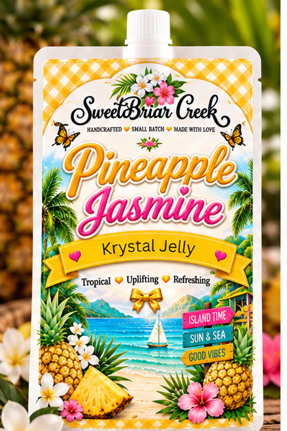 Pineapple Jasmine Krystal Jelly Squeeze for wax warmers.