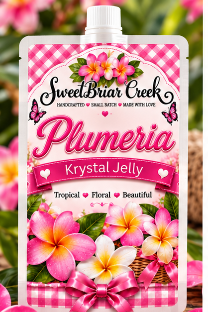 Plumeria Krystal Jelly Squeeze for wax warmers.