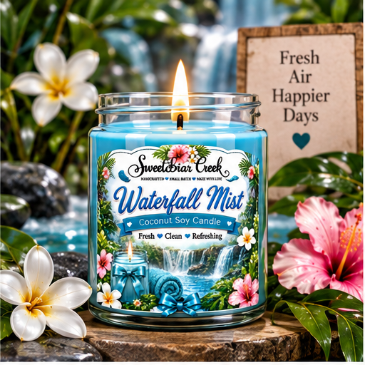 Waterfall Mist Coconut Soy Candle