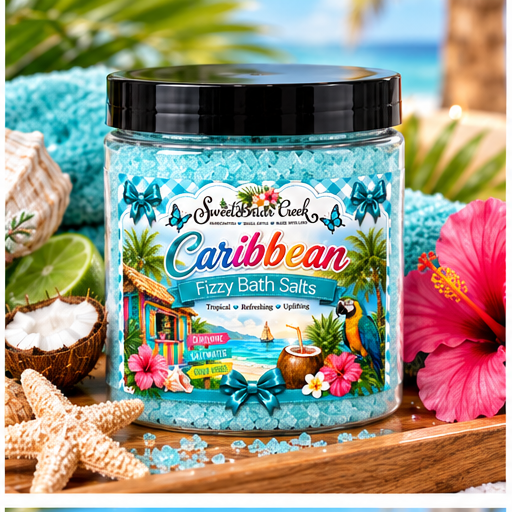 Caribbean Fizzy Bath Salt Soak