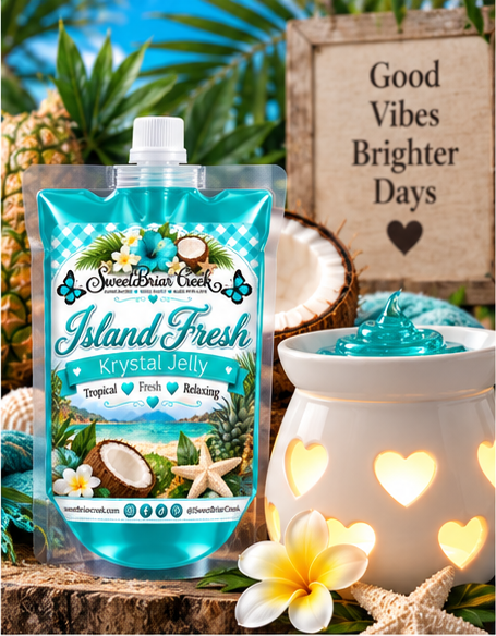 Island Fresh Krystal Jelly Squeeze for wax warmers