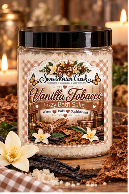 Vanilla Tobacco Fizzy Bath Salt