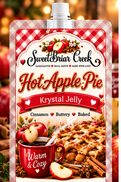 Hot Apple Pie Krystal Jelly Squeeze for wax warmers