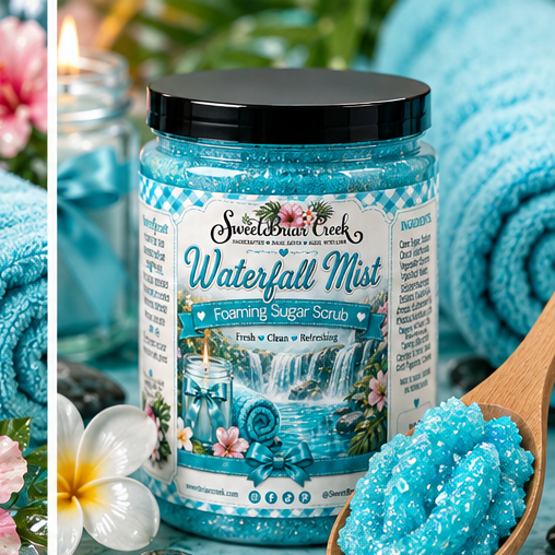 Waterfall Mist Foaming Sugar Scrub