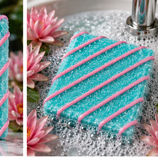 Waterlily Blush Bubbly Scrub Body Bars