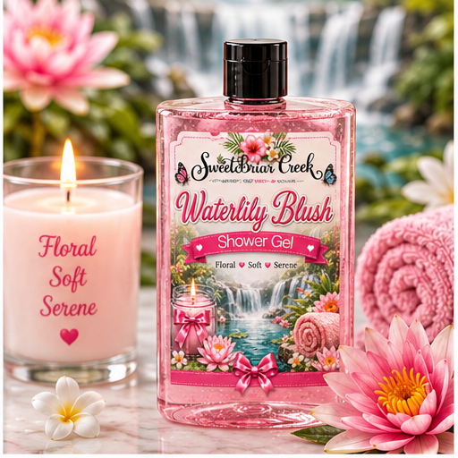 Waterlily Blush Shower Gel + Bubble Bath