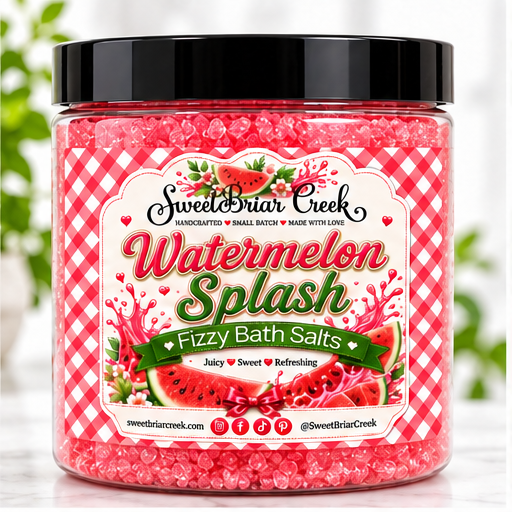Watermelon Splash Fizzy Bath Salt Soak