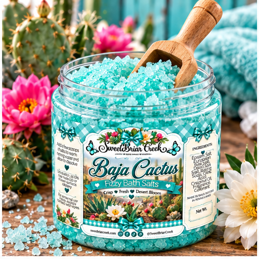 Baja Cactus Fizzy Bath Salt Soak