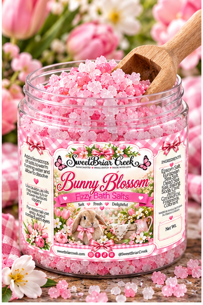 Bunny Blossom Fizzy Bath Salt Soak